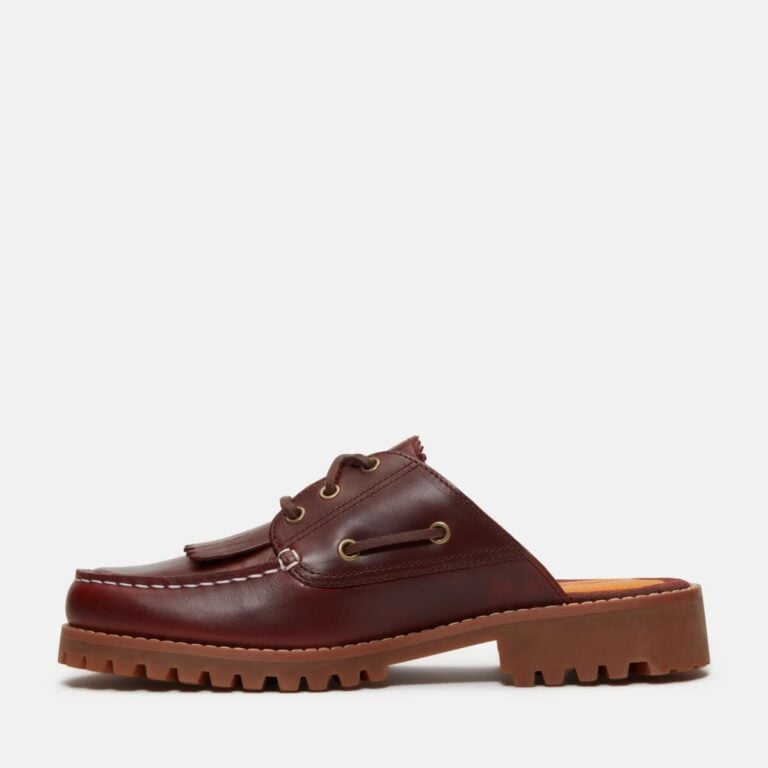 NOREEN MULE SHOE BURGUNDY FULL,FQ