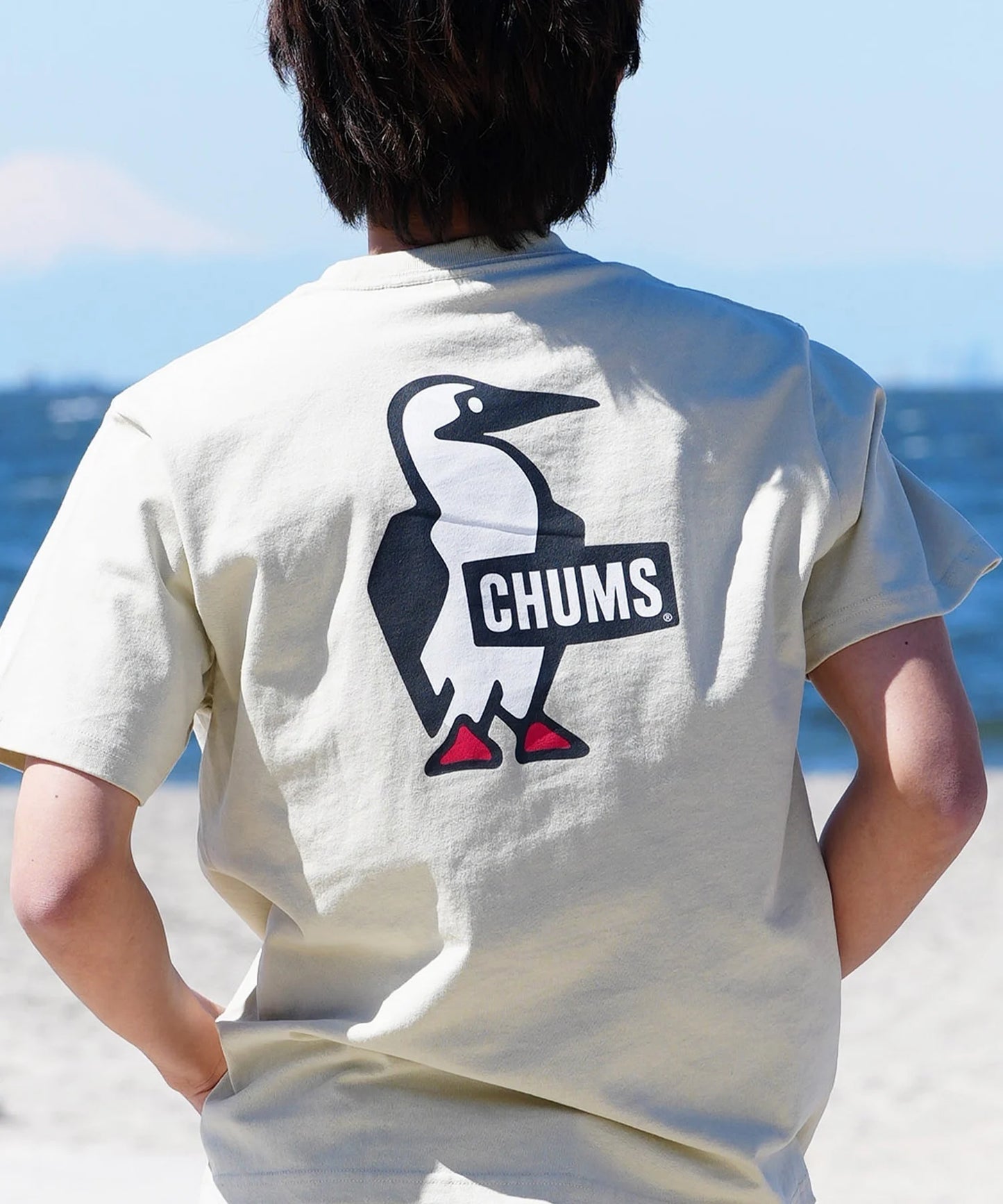 CHUMS BOOBY LOGO T-SHIRT MS