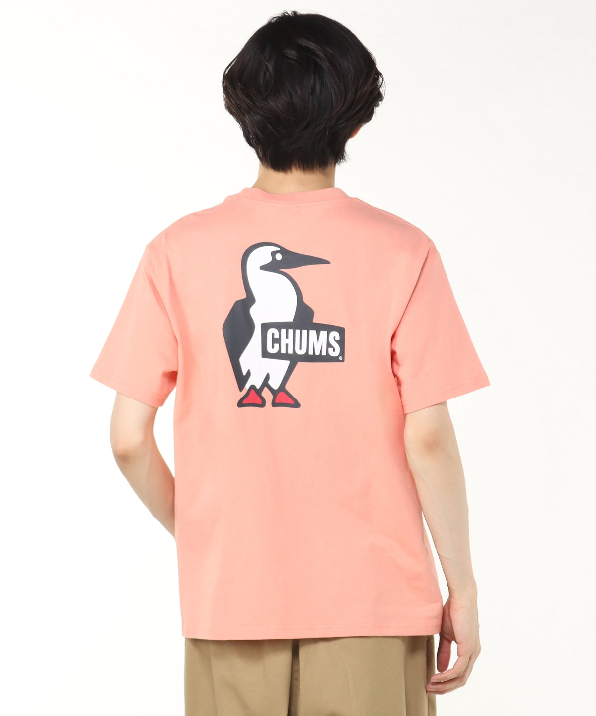 CHUMS BOOBY LOGO T-SHIRT MS
