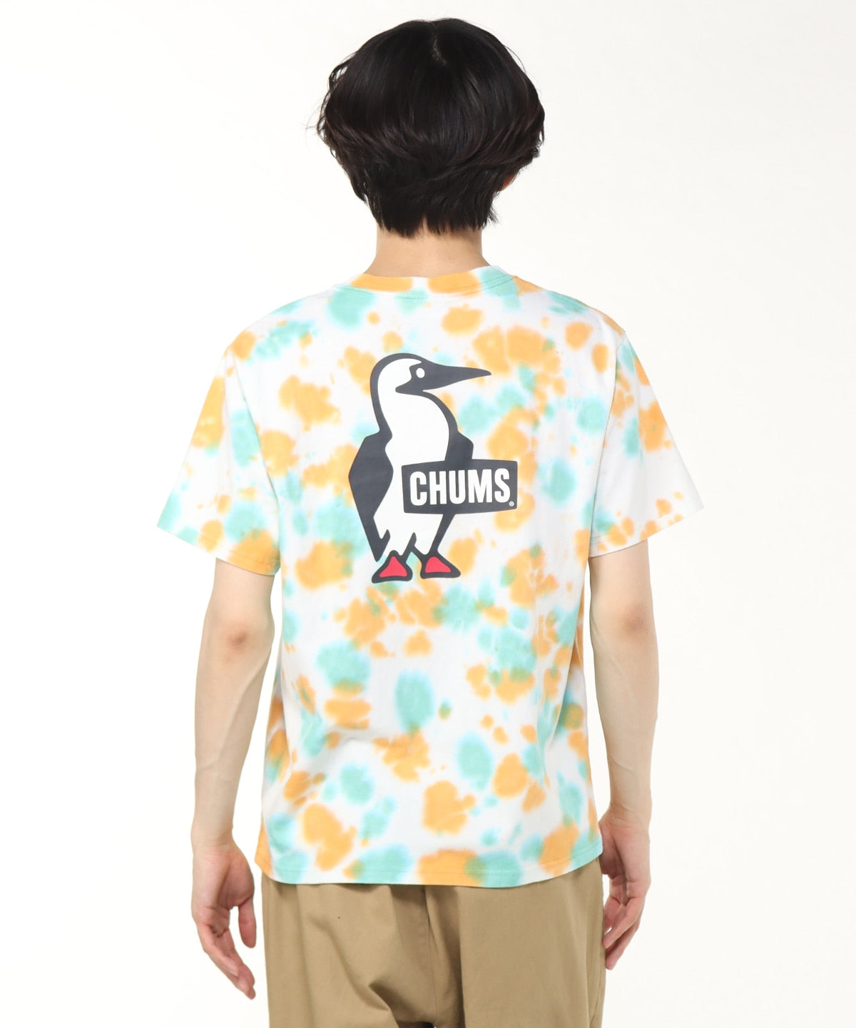 CHUMS BOOBY LOGO T-SHIRT MS