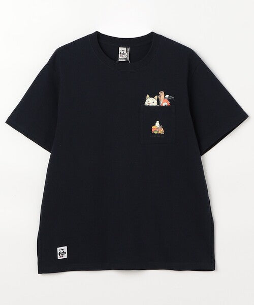 CHUMS ANTI-BUG FOOD YOKAI POCKET T-SHIRT MS