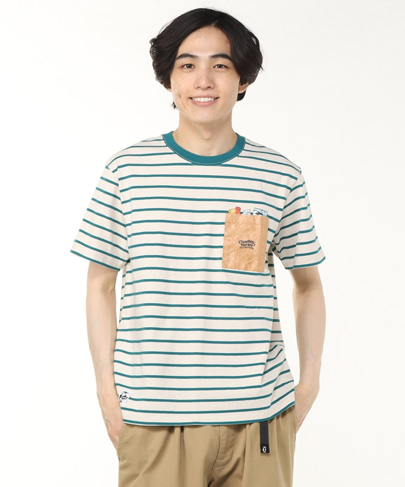 CHUMS CHUMLEY/S MARKET POCKET T-SHIRT MS