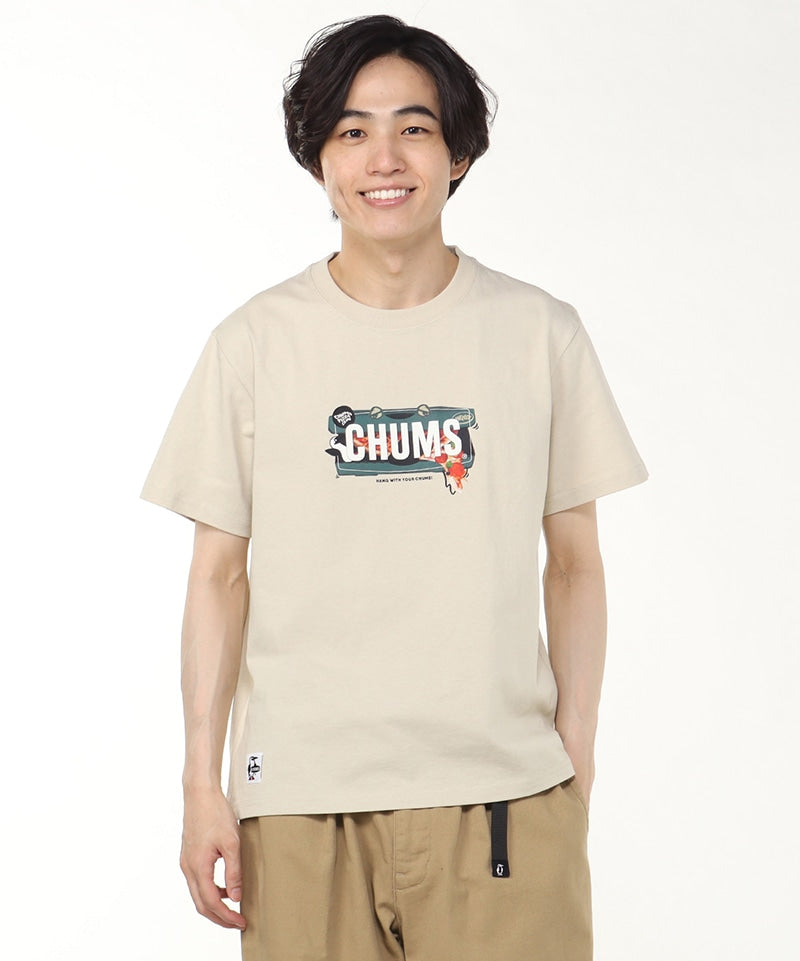 CHUMS PIZZA BOX T-SHIRT MS