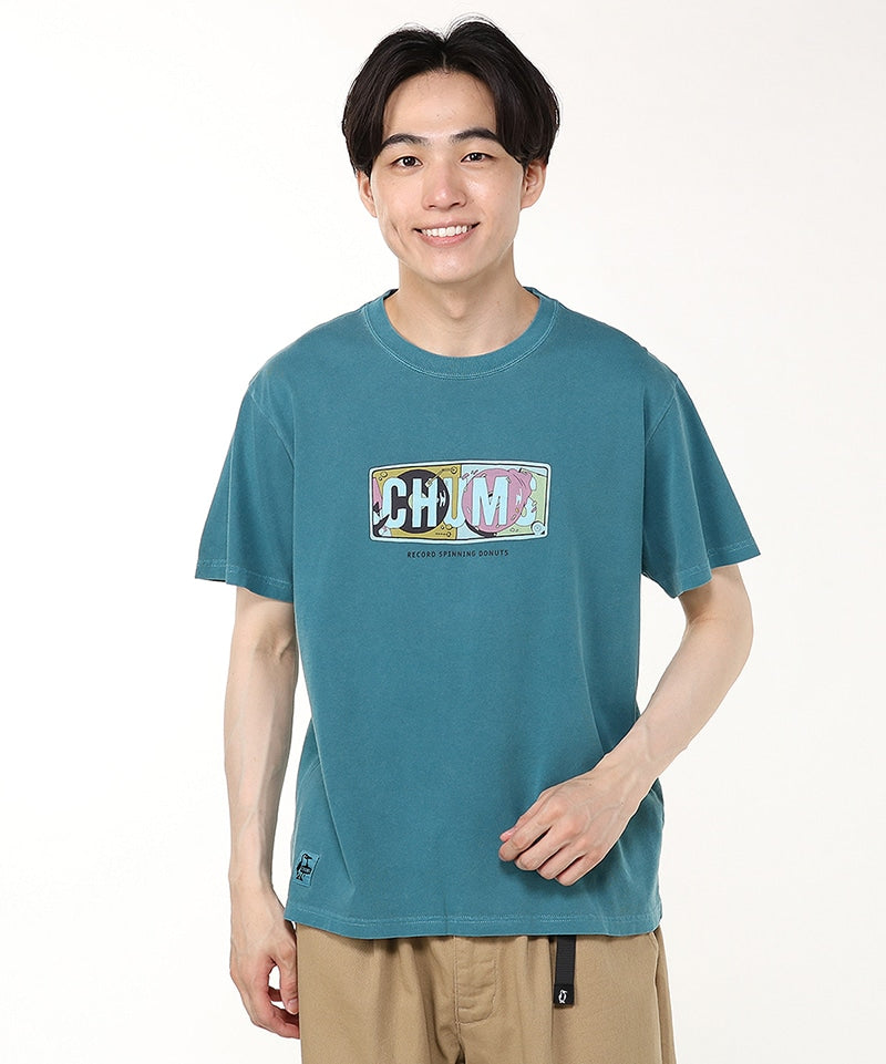 CHUMS RECORD & DONUTS T-SHIRT MS