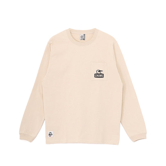 BOOBY FACE POCKET BRUSHED L/S T-SHIRT MS
