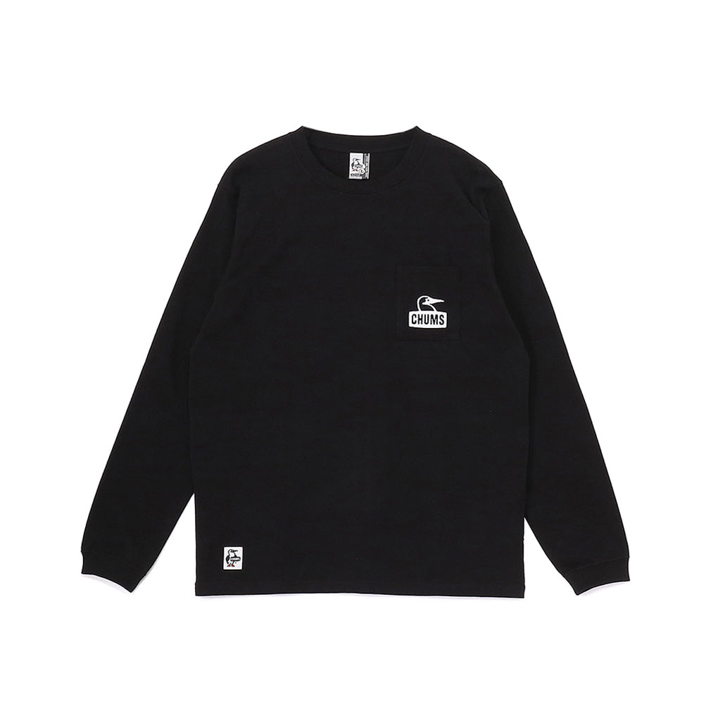 BOOBY FACE POCKET BRUSHED L/S T-SHIRT MS