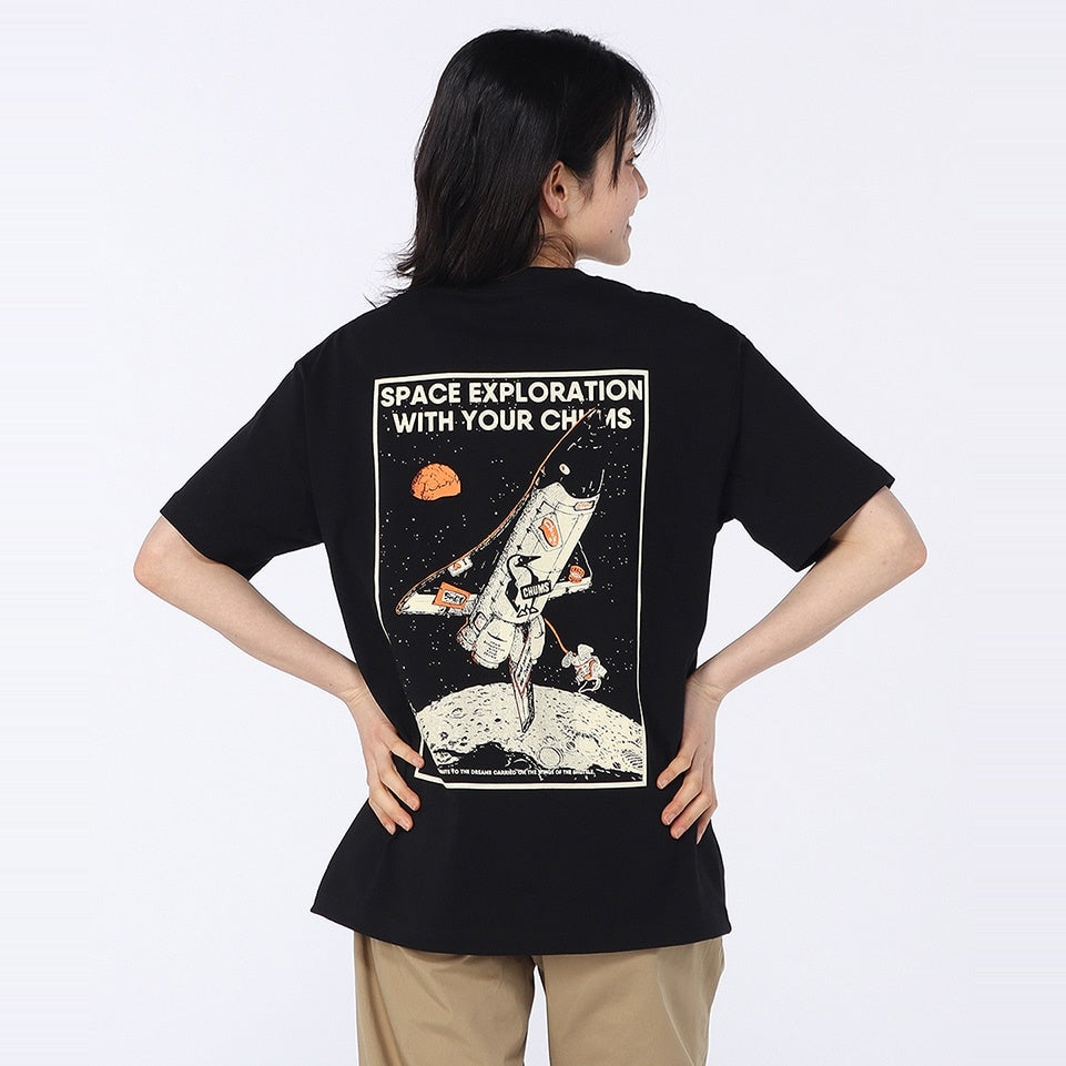 SPACE BOOBY SPACESHIP POCKET T-SHIRT MS