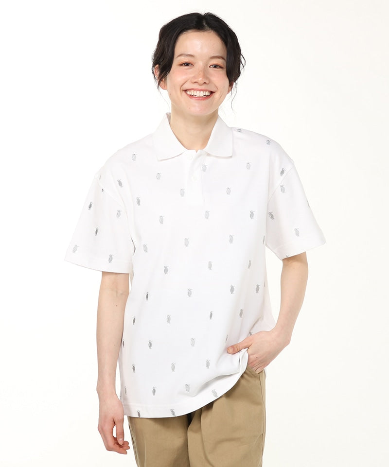 CHUMS BOOBY TOTAL EMBROIDERY POLO SHIRT MS
