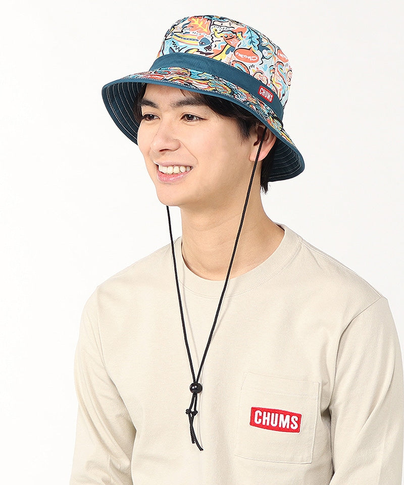 CHUMS REVERSIBLE PRINT HAT