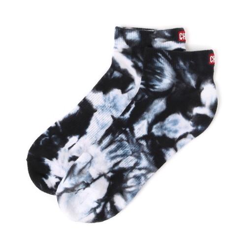 CHUMS BADGE LOGO TIE-DYE ANKLE SOCKS