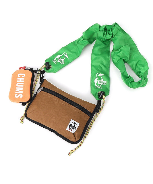 CHUMS WEARABLE SLING SHOULDER BAG SWEAT NYLON