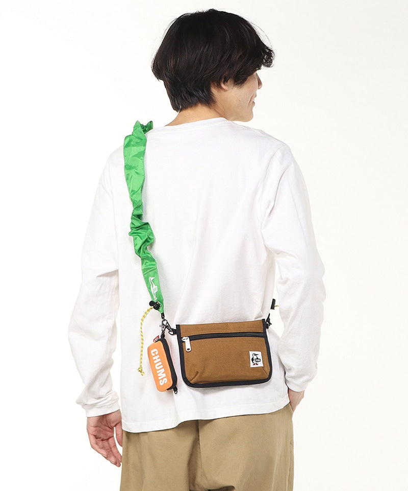 CHUMS WEARABLE SLING SHOULDER BAG SWEAT NYLON