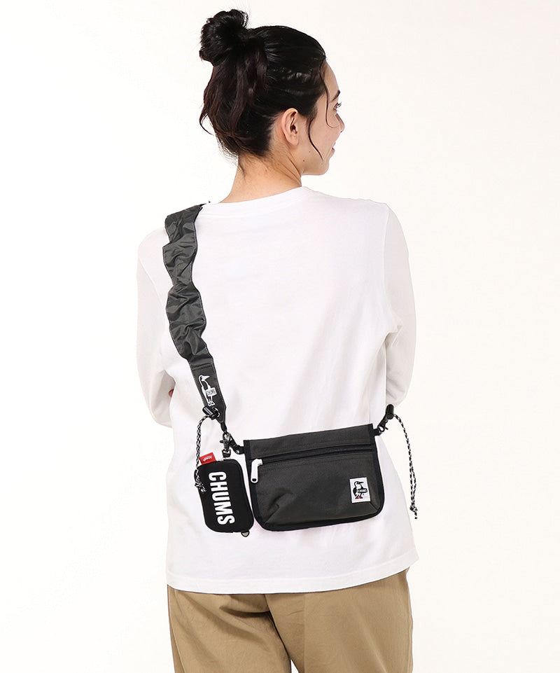 CHUMS WEARABLE SLING SHOULDER BAG SWEAT NYLON