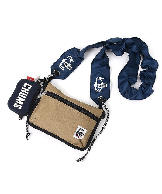 CHUMS WEARABLE SLING SHOULDER BAG SWEAT NYLON