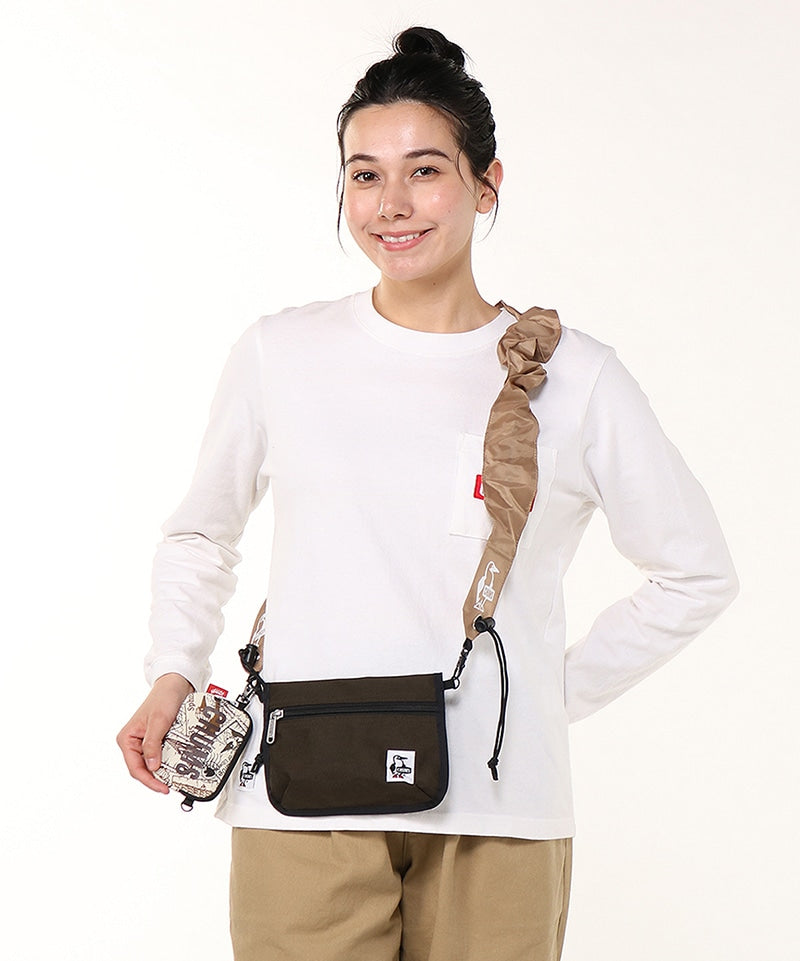 CHUMS WEARABLE SLING SHOULDER BAG SWEAT NYLON