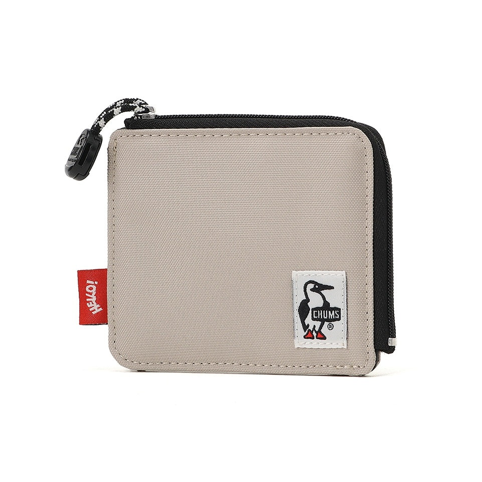 CHUMS RECYCLE L-SHAPED ZIP WALLET