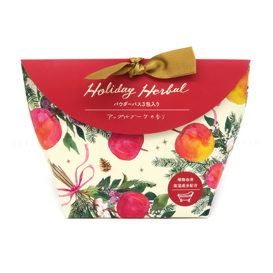 HOLIDAY HERBAL POWDER BATH 3P WH