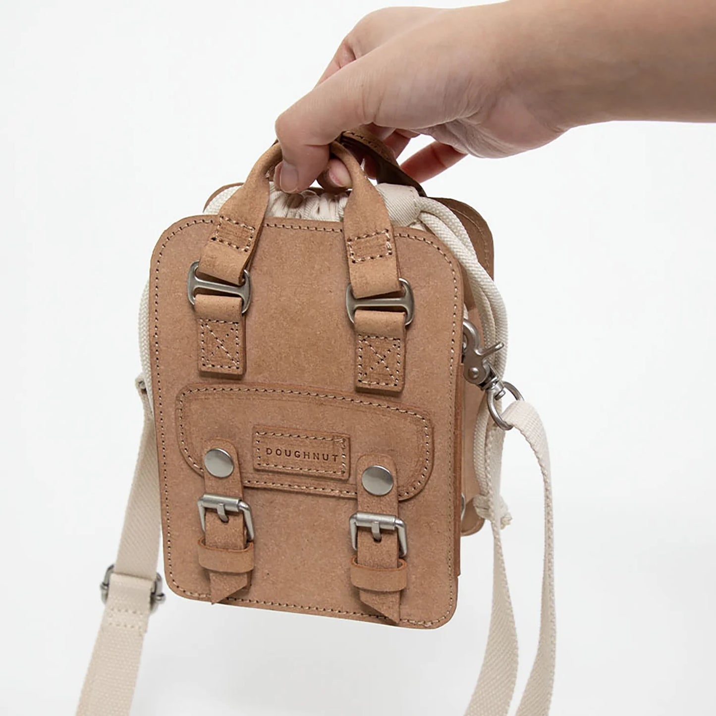 MACAROON TINY BUCKET ORGANIC COTTON SERIES BEIGE