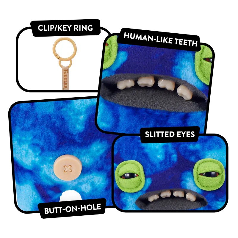 Fuggler Key Ring S6 Wide Eyed Weirdo