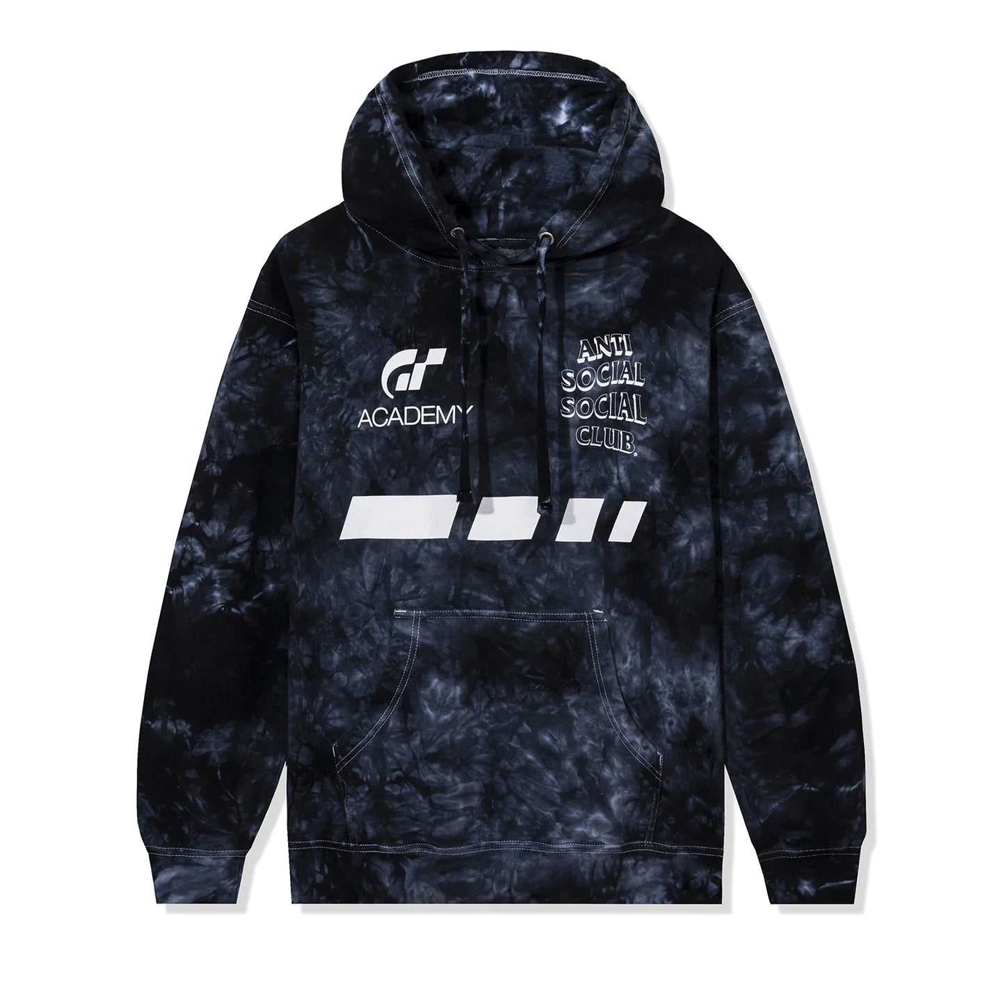 ASSC HOODIE TIE DYE/SCREENPRINT-TIE DYE BLACK