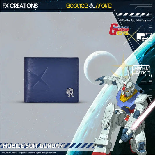 RX-78-2高達–真皮兩摺銀包