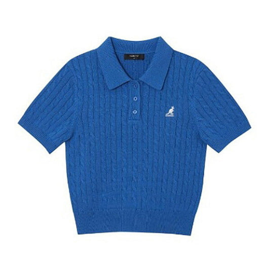 WMNS Short-sleeve Collar knit