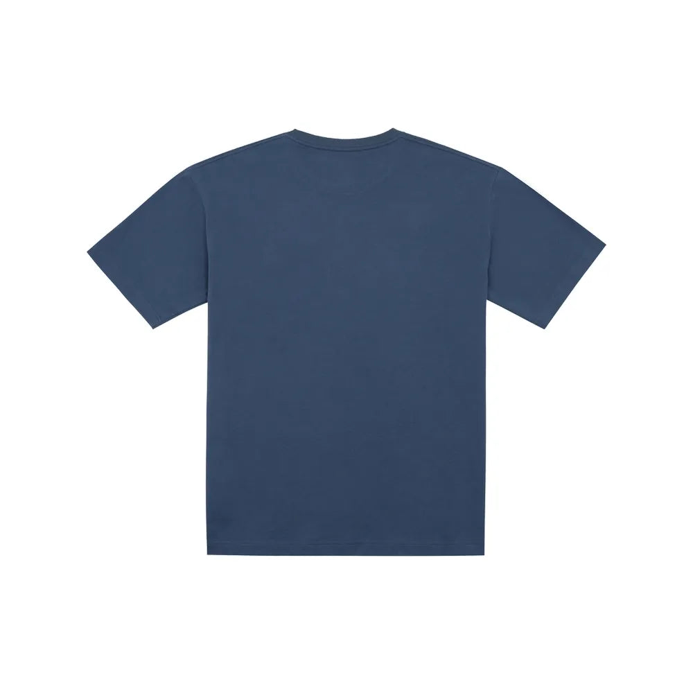 PEACHED COTTON JERSEY TEE SLACKER BLUE
