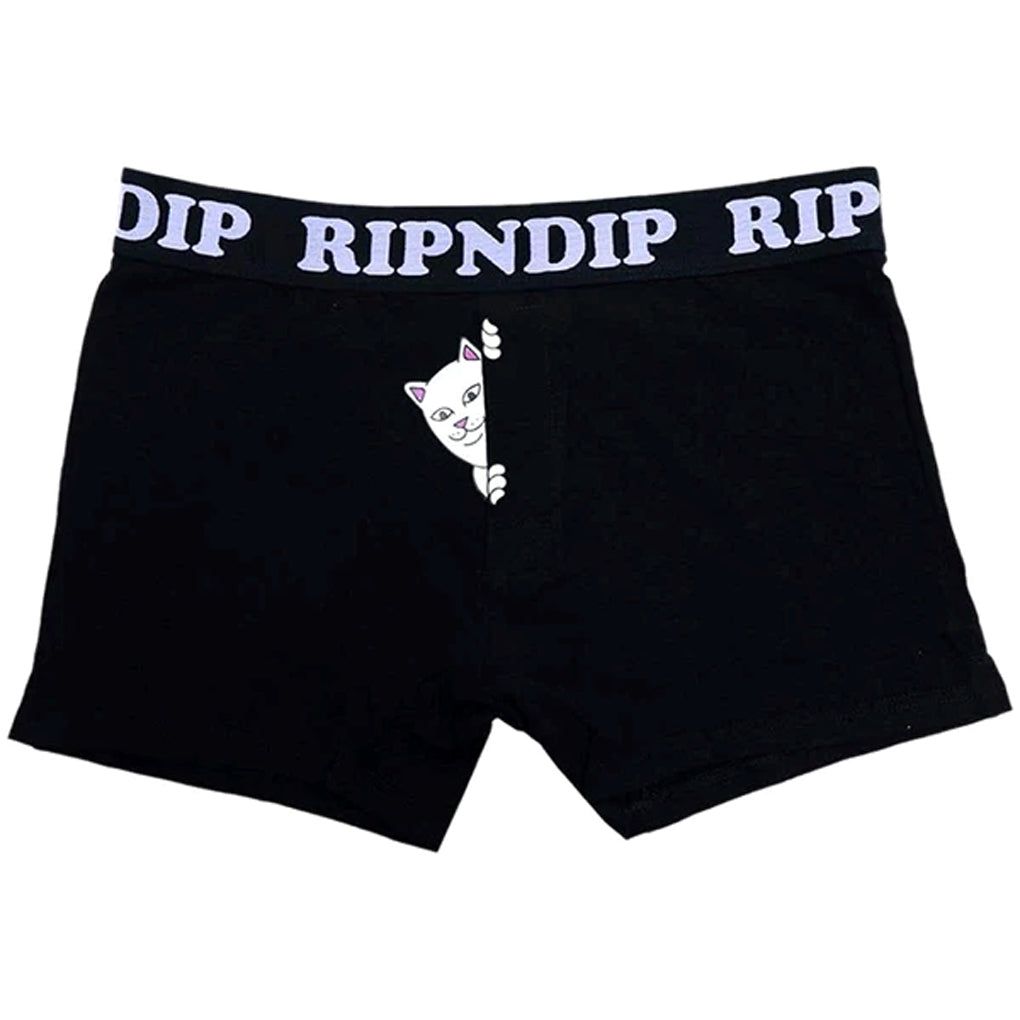 PEEK A NERMAL BOXERS (BLACK)