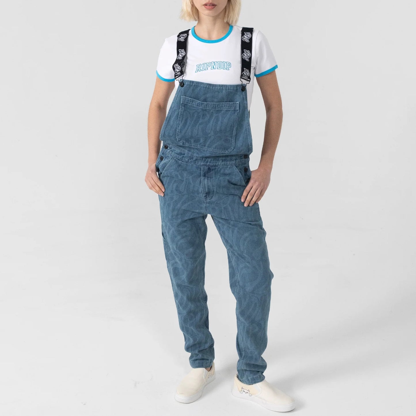 WILSHIRE DENIM OVERALLS (MEDIUM WASH)