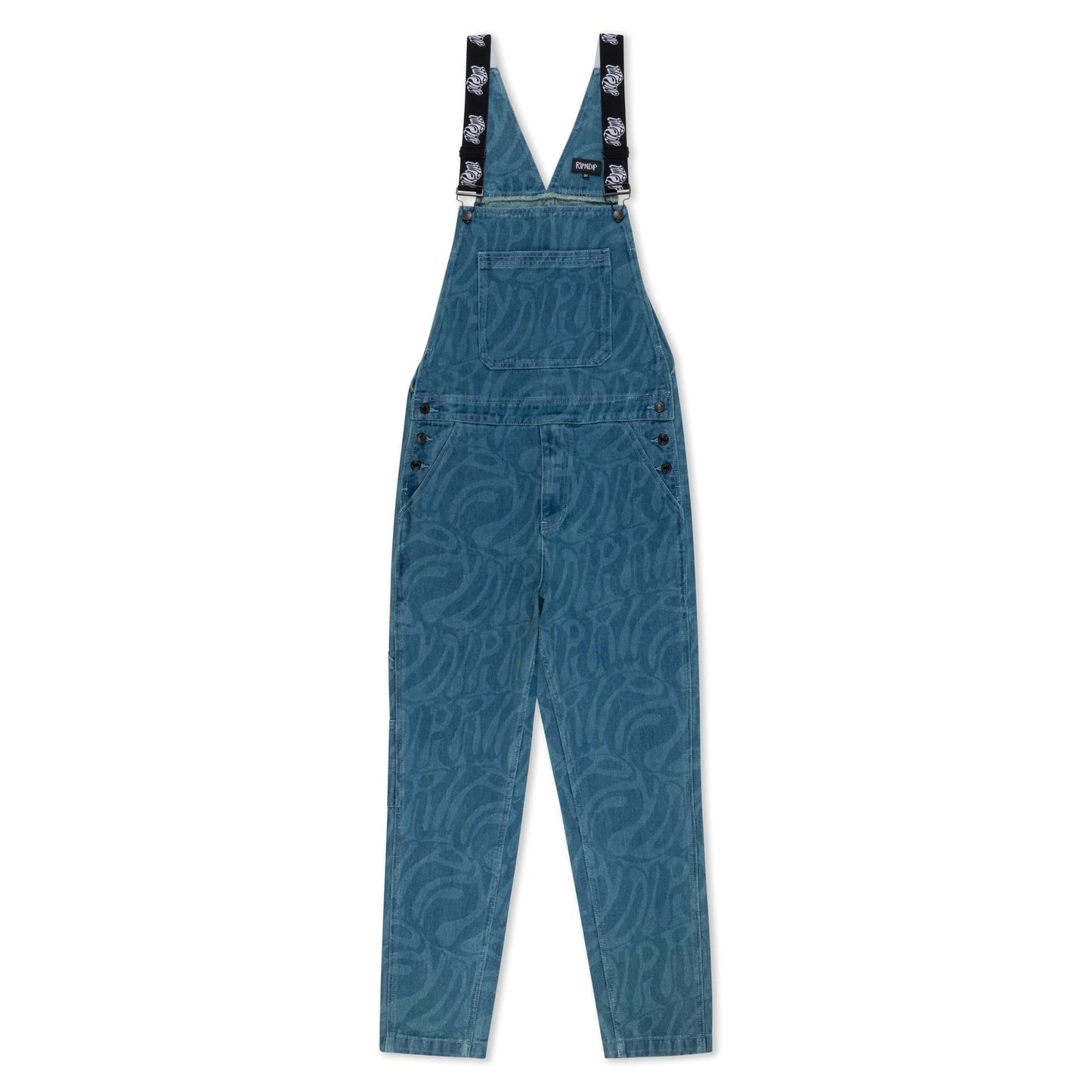 WILSHIRE DENIM OVERALLS (MEDIUM WASH)