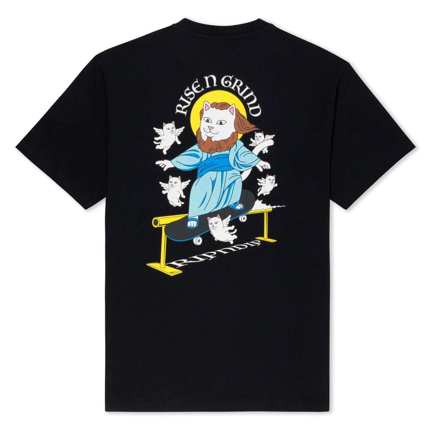 RISE N GRIND TEE (BLACK)