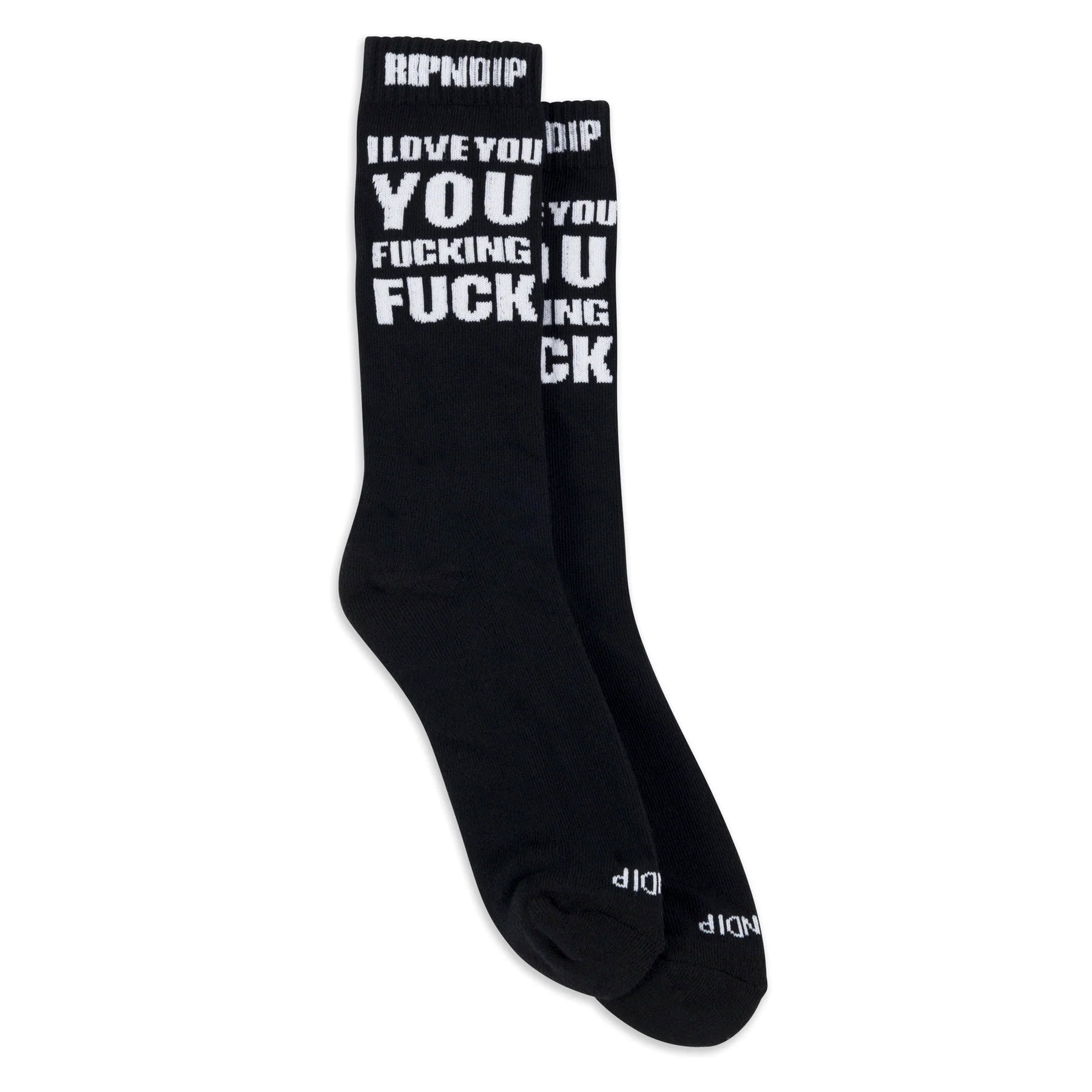 ILY FUCKIN FUCK SOCKS (BLACK)