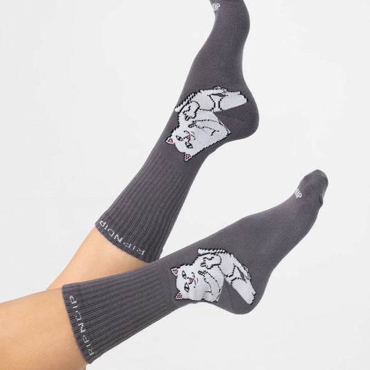 LORD NERMAL SOCKS (CHARCOAL HEATHER)