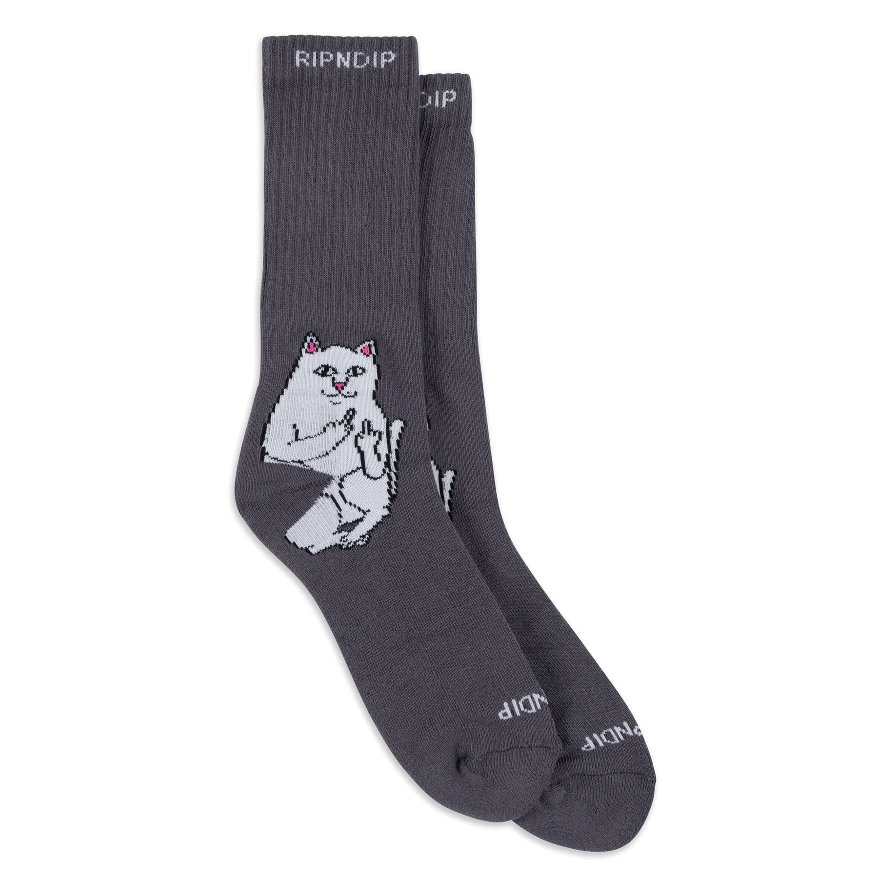 LORD NERMAL SOCKS (CHARCOAL HEATHER)