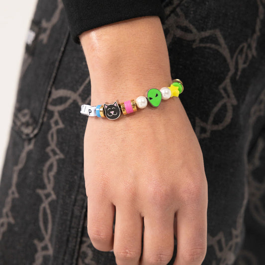 RIPNDIP PLUR BEADED BRACELET (MULTI)