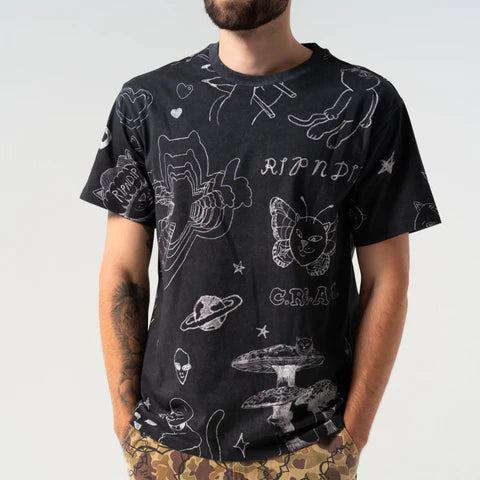 NERMAL DOMINATION TEE (BLACK WASH)