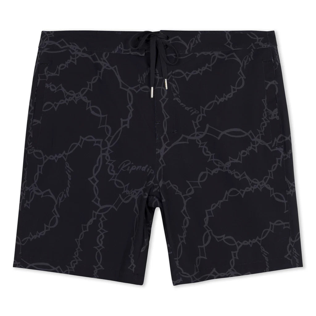 WIRED SWIM SHORTS  (BLACK)
