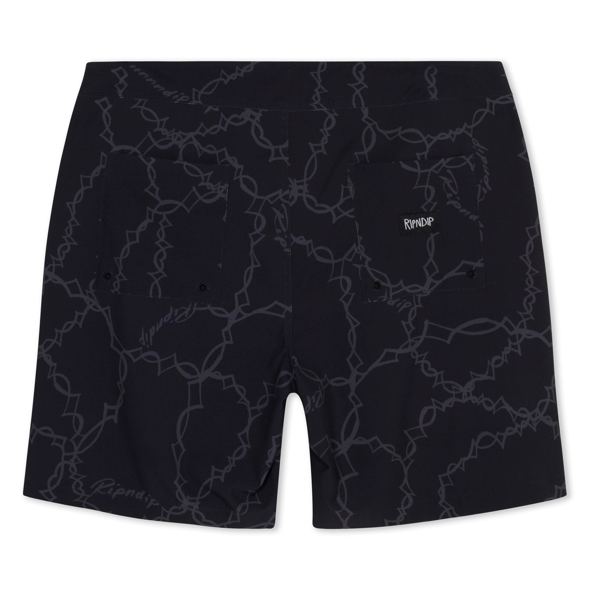 WIRED SWIM SHORTS  (BLACK)