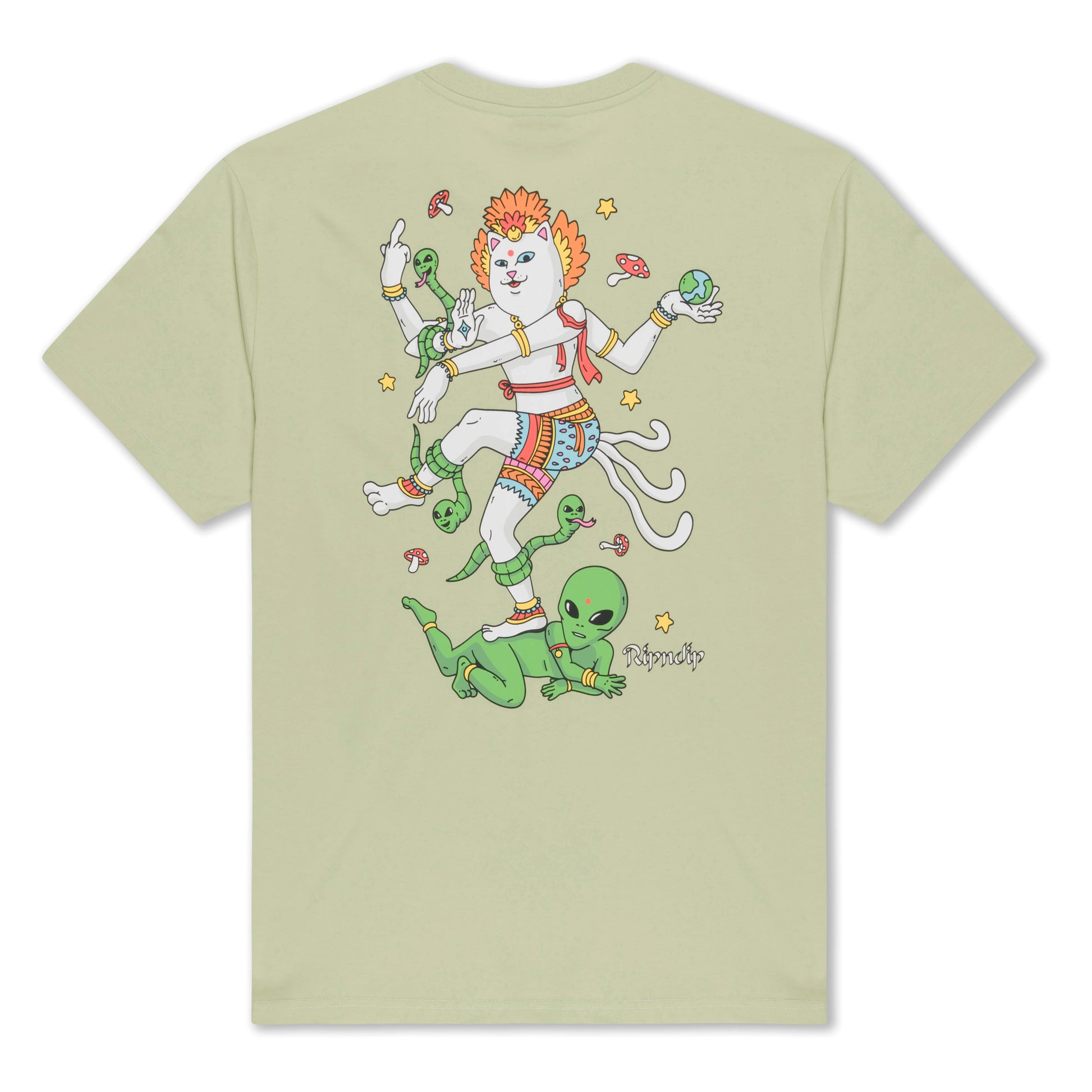 ALIEN WHISPERER TEE (LIGHT MOSS)