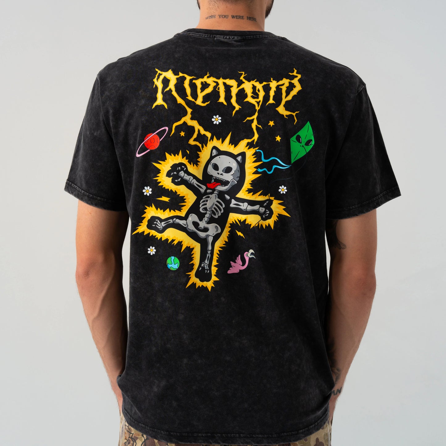 ELECTRIC TEE (BLACK WASH)