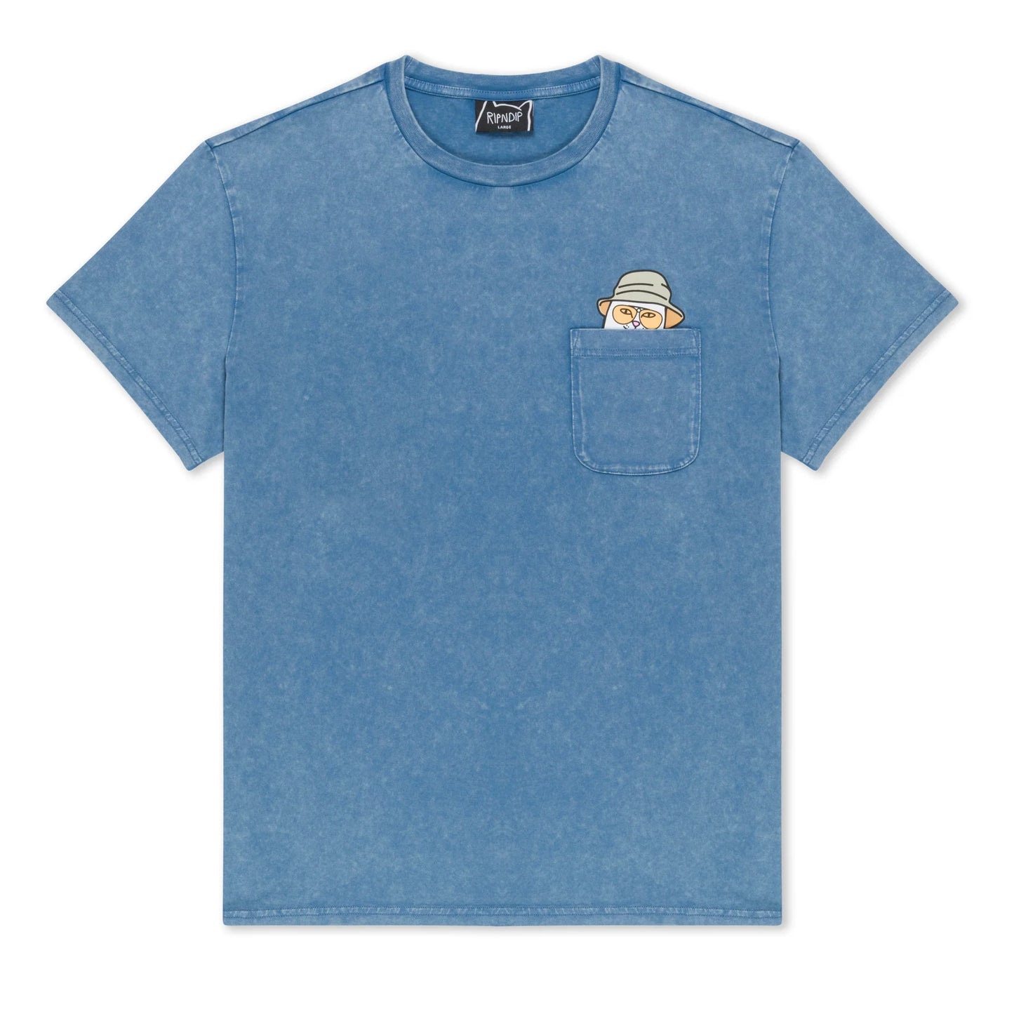 NERMAL S THOMPSON POCKET TEE (SLATE MINERAL WASH)