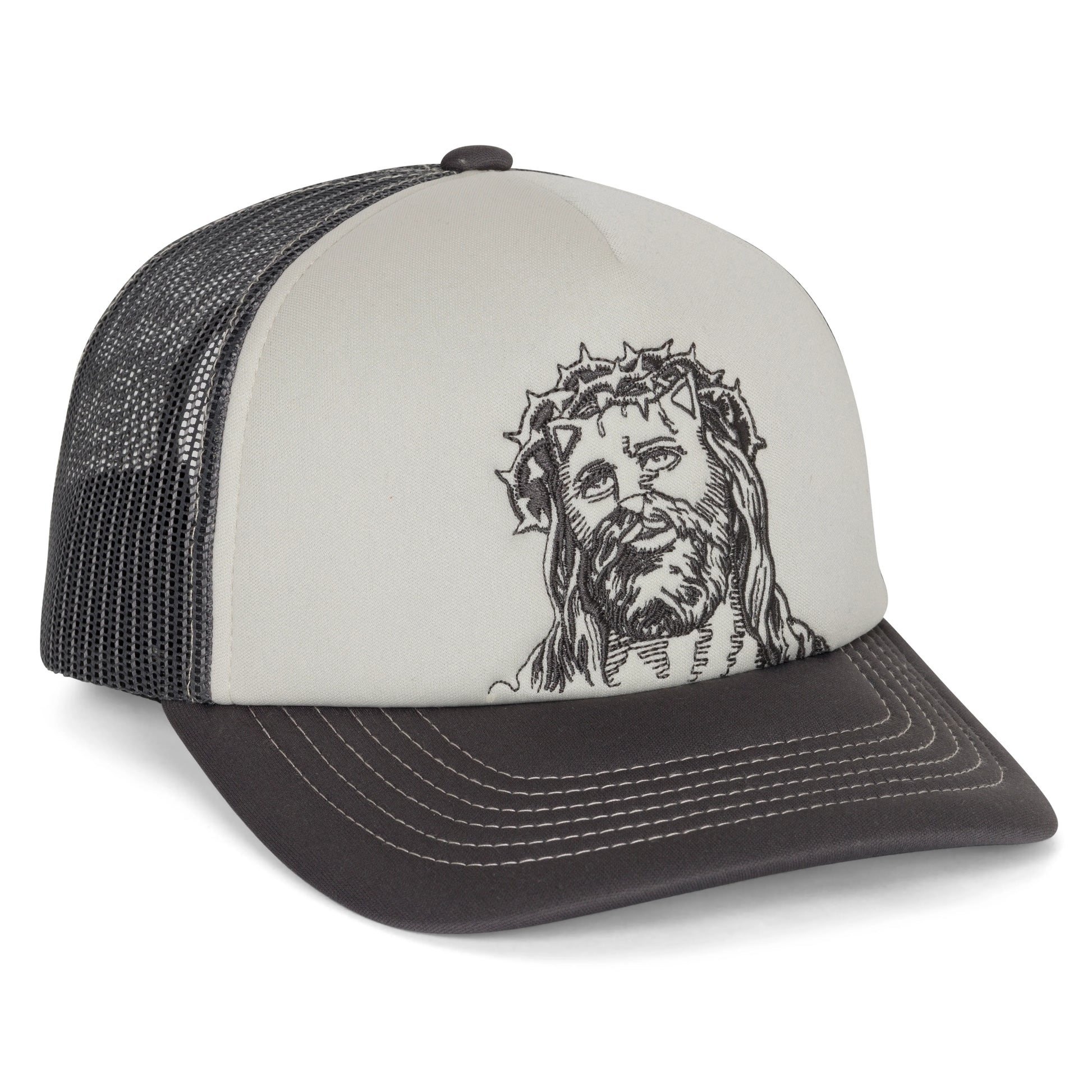 LORD SAVIOR TRUCKER HAT (DARK CHARCOAL )