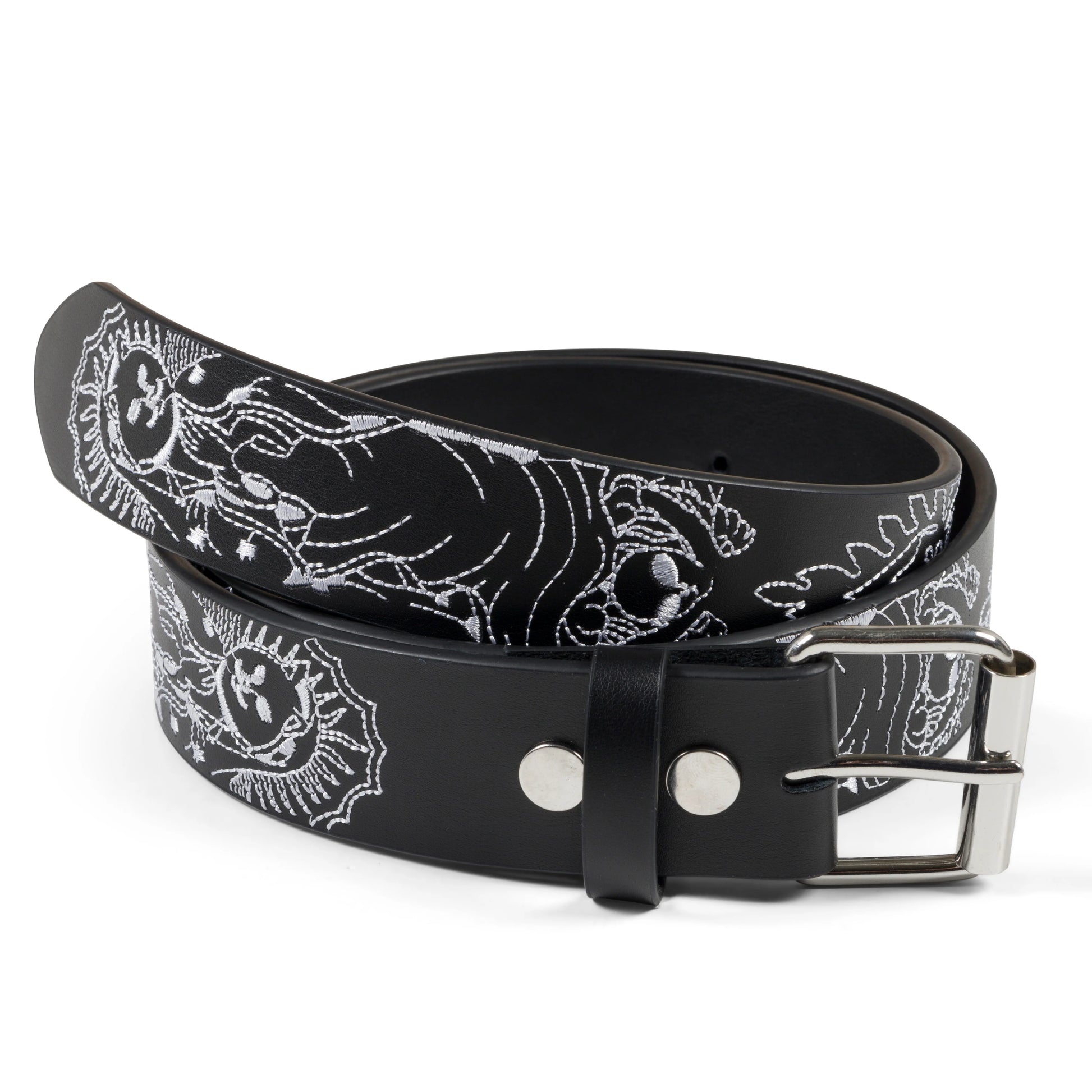 MOTHER NERM LEATHER BELT (BLACK)