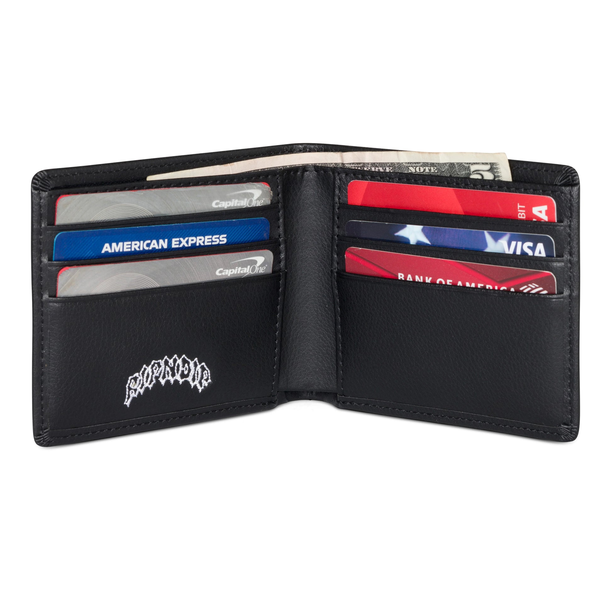 MOTHER NERM LEATHER WALLET (BLACK)
