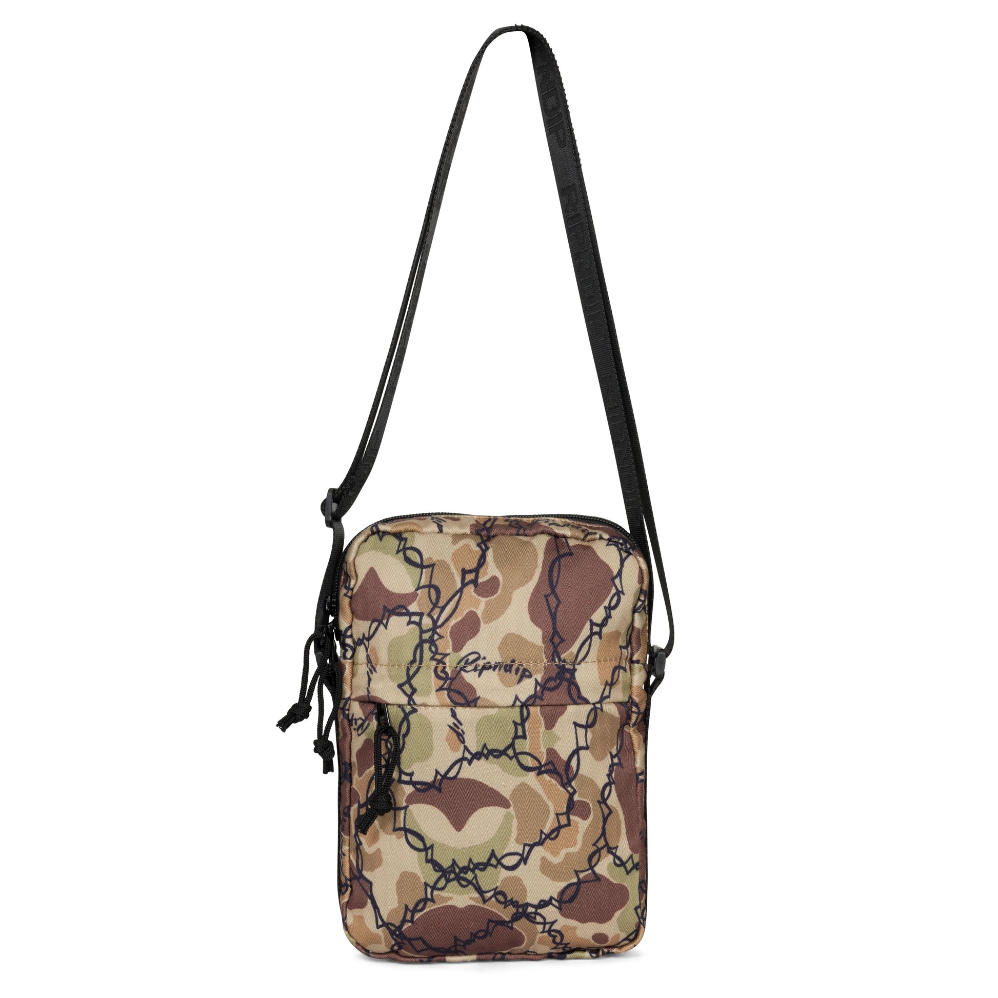 WIRED CROSS BODY BAG (TAN CAMO)