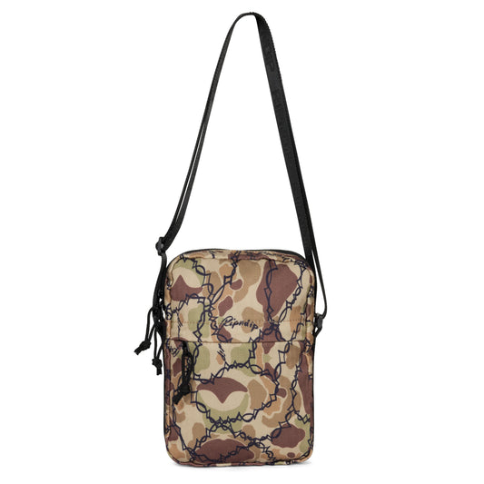 WIRED CROSS BODY BAG (TAN CAMO)