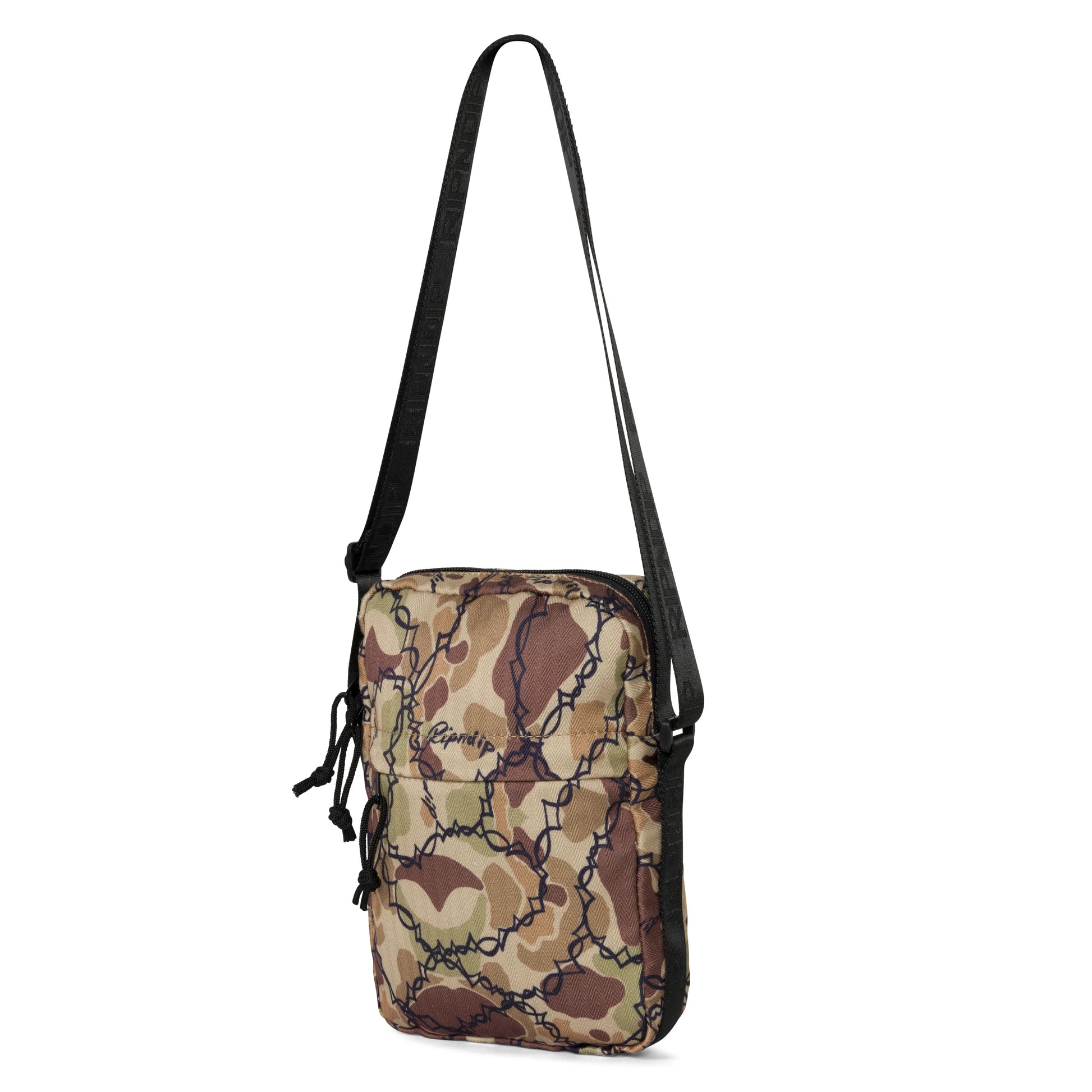 WIRED CROSS BODY BAG (TAN CAMO)