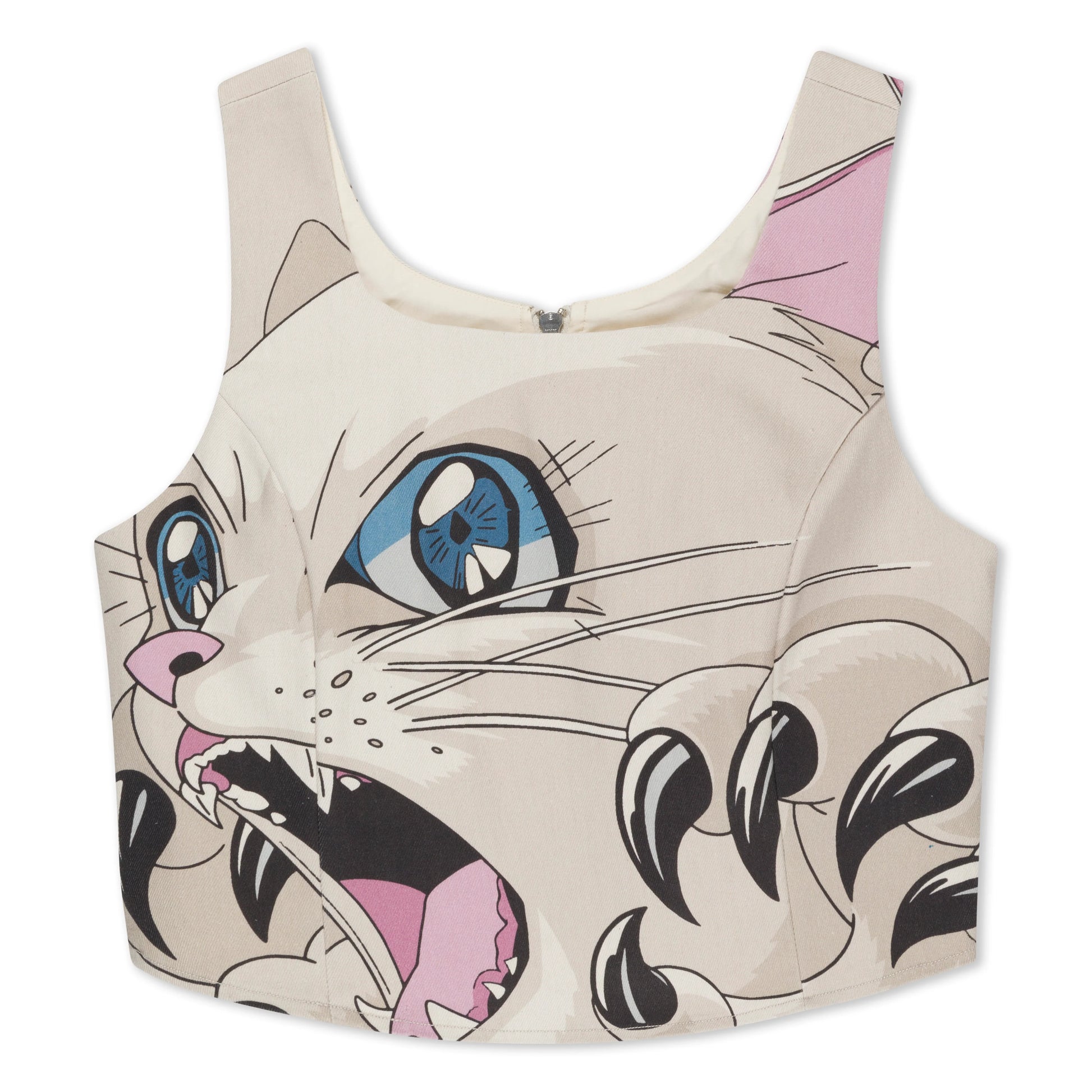 METAL CLAW CORSET TOP