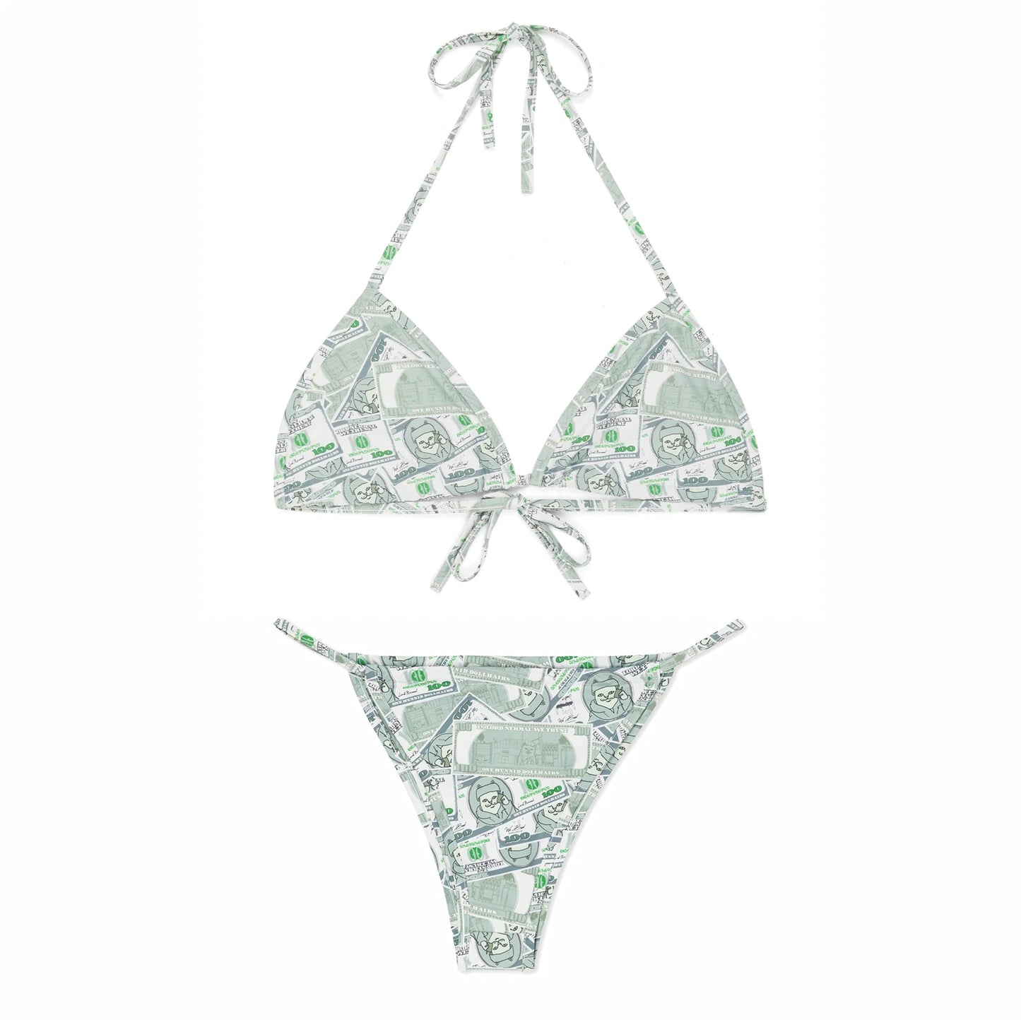 MONEYBAG 2PC BIKINI SET (OLIVE)