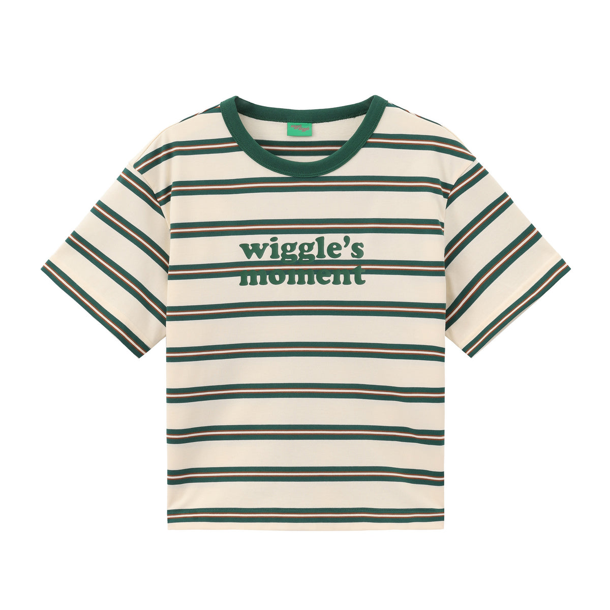 Textured Color-Block Basic T-Shirt
